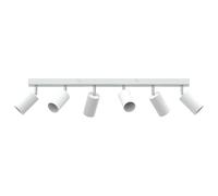vidaXL Ceiling Spotlight 6-Way Adjustable White GU10