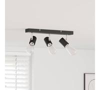 vidaXL Ceiling Spotlight Black 38 x 6.5 x 11.5 cm Metal