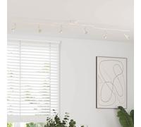 vidaXL Ceiling Spotlight Nickel 176.5 x 9.5 x 14 cm Steel