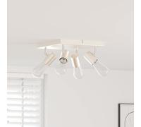 vidaXL Ceiling Spotlight Nickel 26.5 x 26 x 11.5 cm Metal