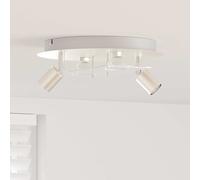 vidaXL Ceiling Spotlight Nickel 29 x 29 x 11 cm Steel and Glass
