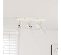 vidaXL Ceiling Spotlight Nickel 38 x 6.5 x 11.5 cm Metal