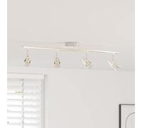 vidaXL Ceiling Spotlight Nickel 61 x 10 x 12.5 cm Metal