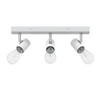 vidaXL Ceiling Spotlight White 38 x 6.5 x 11.5 cm Metal | Integrated lights show off your space, Change brightness for the right vibe, Modern look boosts your decor