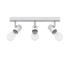 vidaXL Ceiling Spotlight White 38 x 6.5 x 11.5 cm Metal | Integrated lights show off your space, Change brightness for the right vibe, Modern look boosts your decor