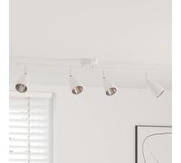 vidaXL Ceiling Spotlight White 70 x 12.5 x 10.5 cm Metal
