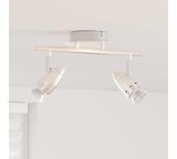 vidaXL Ceiling Spotlight with Spotlights Nickel 27 x 10 x 12 cm Metal