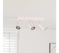 vidaXL Ceiling Spotlight with Spotlights Nickel 38 x 6 x 16 cm Metal