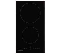 vidaXL Ceramic Hob with 2 Burners Touch Control 3000W Kitchen Built-in Zone