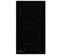 vidaXL Ceramic Hob with 2 Burners Touch Control 3000 W
