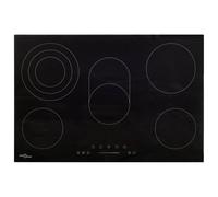 vidaXL Ceramic Hob with 5 Burners Touch Control 90 cm 8500 W