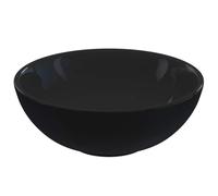 vidaXL Wash Basin Gloss Black Ø28x10 cm Ceramic countertop basin