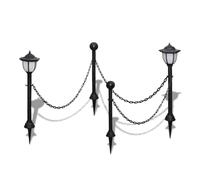 Chain Fence With Solar Lights | Solar Powered Chain Fence Lights