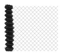 vidaXL Chain Hose Fence Grey 1.2 x 10 m Steel