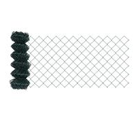vidaXL Chain Link Fence Green 10 x 0.6 m Steel
