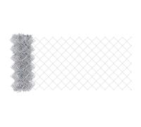 vidaXL Chain Link Fence Silver 25 x 0.4 m Galvanised steel