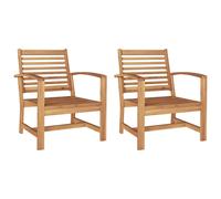 Garden bench Natural Solid Teak 110x64x76.5cm Outdoor Seat HeavyDuty