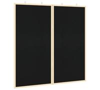 vidaXL Chalkboard Folding Black 80 x 1.4 x 80 cm Solid pine wood, Modern Foldable Desk, Compact Pine Office Table for Efficient Workspace Solution, Practical Indoor Home Setup