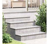 vidaXL Checker Plates 4 pcs Silver 100 x 20 cm Aluminium