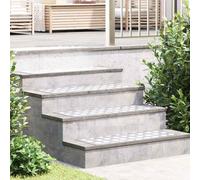 vidaXL Checker Plates 4 pcs Silver 80 x 30 cm Aluminium