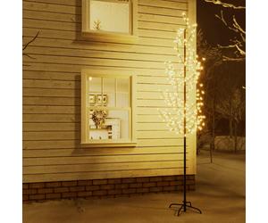 vidaXL Cherry Blossom LED Tree Warm White 368 LEDs 300 cm