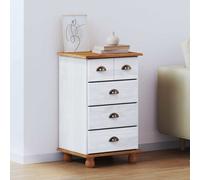Chest of Drawer with Drawer with Storage Solid Pine wood Home Storage vidaXL