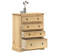 Vidaxl Chest Of Drawers Corona 92X48X120 Cm Solid Wood Pine