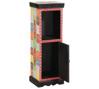 vidaXL Chest of drawers Multicolour 30 x 30 x 90 cm Solid Mango Wood, Modern Liv