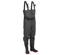 vidaXL Chest Waders with Boots and Belt Dark Green Size 40