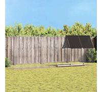 vidaXL Chicken Cage 2 Pieces Silver 600 x 100 x 210 cm Galvanised Steel Garden and Patio Modern Durable Outdoor Living Room Stylish Environmentally Friendly Materials Retreat