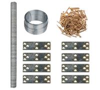 vidaXL Chicken Coop Extension Wire Mesh Extension Chicken Coop Extender Metal