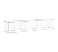 vidaXL Chicken Tent Silver 500 x 100 x 100 cm Galvanised Steel