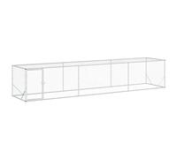 vidaXL Chicken Yard Silver 500 x 100 x 100 cm Galvanised Steel, vidaXL
