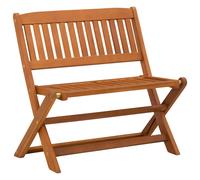 vidaXL Children Bench Brown 61 x 38 x 57 cm Solid Eucalyptus Wood, Compact, Fold