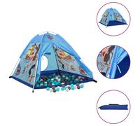 vidaXL Children Play Tent with 250 Balls Blue 120x120x90 cm