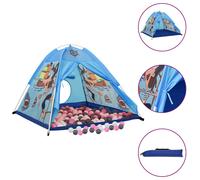 vidaXL Children Play Tent with 250 Balls Blue 120x120x90 cm