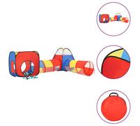 (multicolour 1) vidaXL Children Play Tent with 250 Balls Kids Play House Tent Multi Colours