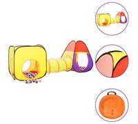 (multicolour 2) vidaXL Children Play Tent with 250 Balls Toy Play House Tent Multi Colours
