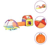 Children Play Tent with 250 Balls Kids Play House Tent Multi Colours vidaXL