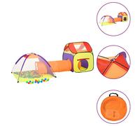 Children Play Tent with 250 Balls Kids Play House Tent Multi Colours vidaXL