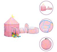 vidaXL Children Play Tent with 250 Balls Pink 301x120x128 cm