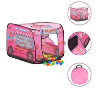 vidaXL Children Play Tent with 250 Balls Pink 70x112x70 cm NEW