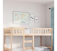 vidaXL Children's Bed without Mattress 75x190 cm Solid Wood Pine