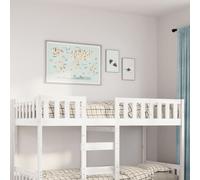 Children's Bed without Mattress Bedroom Kids Bed Frame Solid Wood Pine vidaXL