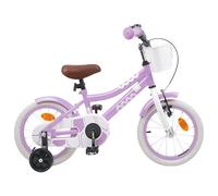 vidaXL Children's Bicycle 12 Inch for 2-4 Years Old Purple, Adjustable Handlebars, Minimalist Bike Design, for Children, Road Bike, Freedom on Two Wheels