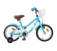 vidaXL Children's Bicycle 16 Inch for 4-6 Years Old Sky Blue, Classic Children's Bike, Adjustable Handlebars, Safe Riding, Ideal for Small Cyclists