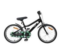 vidaXL Children's Bicycle 18 Inch for 5-7 Years Old Black, Adjustable Handlebars, Classic Design, Comfortable Children's Bike, One Gear, for the City
