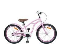 vidaXL Children's Bicycle 20 Inch for 6-11 Years Old Light Pink, Adventure in Nature, A Journey through Parks, Forests and Mountains and Discover Beauty in Every Step, Classic