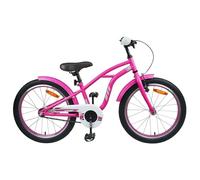 vidaXL Children's Bicycle 22 Inch 7-12 Dark Pink, Adventure in Nature, A Journey through Parks, Forests and Mountains and Discover Beauty in Every Step, Classic