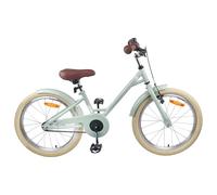 vidaXL Children's Bicycle 22 Inch for 7-12 Years Old Light Green, City Adventure, Try New Snacks, Modern Architecture & Secret Paths for Explorers and Nature Lovers